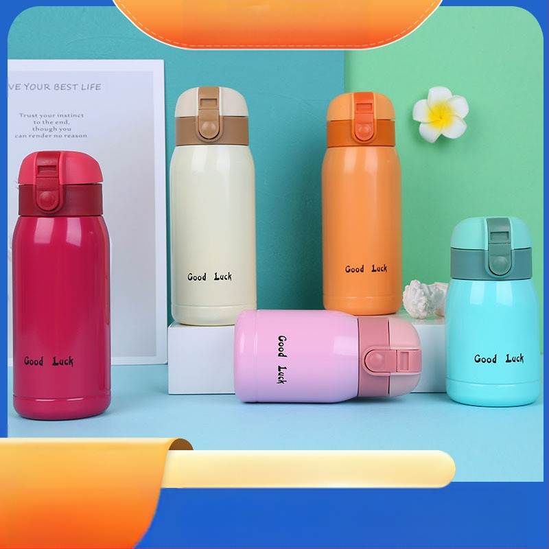 Δημιουργική κούπα κενού από ανοξείδωτο ατσάλι για επιχειρήσεις, γραφείο, δώρο, κούπα, πανεπιστημιούπολη, κινούμενα σχέδια, λογότυπο Cup