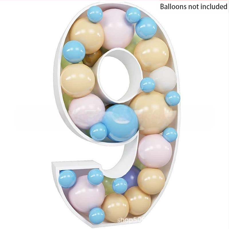 Трансгранична нова 73-сантиметрова мозаечна дигитална кутия за пълнене на балони, стойка за дигитална колона с балони KT табло