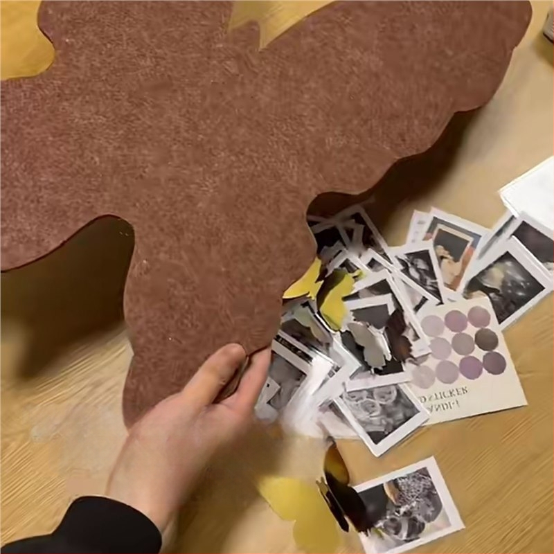 Prancūziški drugelio veltinio sienų lipdukai, miegamojo įėjimo atmosfera, nuotraukų siena, be perforatorių, sienų dekoracija svetainės fonui