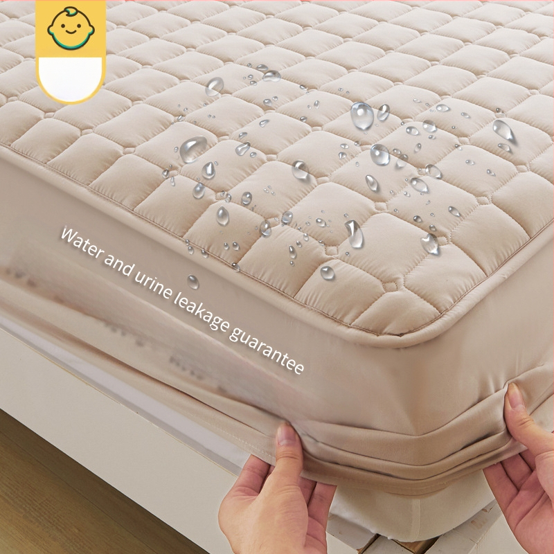 A-klassi veekindel lina, nahasõbralik uriinibarjääri madratsikaitse, voodipesukate, padjapüüri kolmeosaline komplekt, veekindel ja hingav hulgimüük