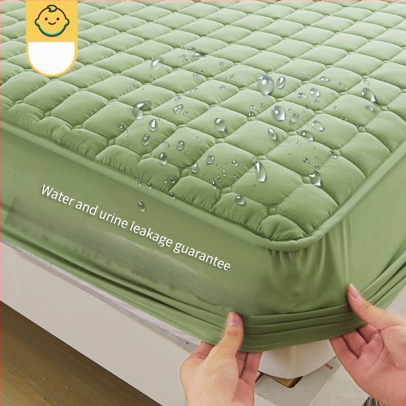 A-klassi veekindel lina, nahasõbralik uriinibarjääri madratsikaitse, voodipesukate, padjapüüri kolmeosaline komplekt, veekindel ja hingav hulgimüük