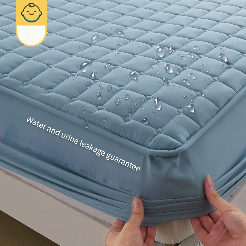 A-klassi veekindel lina, nahasõbralik uriinibarjääri madratsikaitse, voodipesukate, padjapüüri kolmeosaline komplekt, veekindel ja hingav hulgimüük