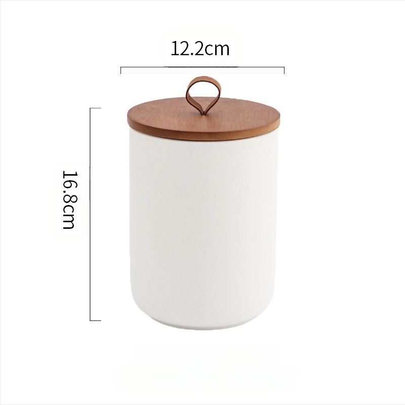 Nordijska keramička staklenka Kućanska zatvorena staklenka Staklenka za čaj Velika staklenka Kuhinjska staklenka za pohranu žitarica Staklenka za pohranu Kava