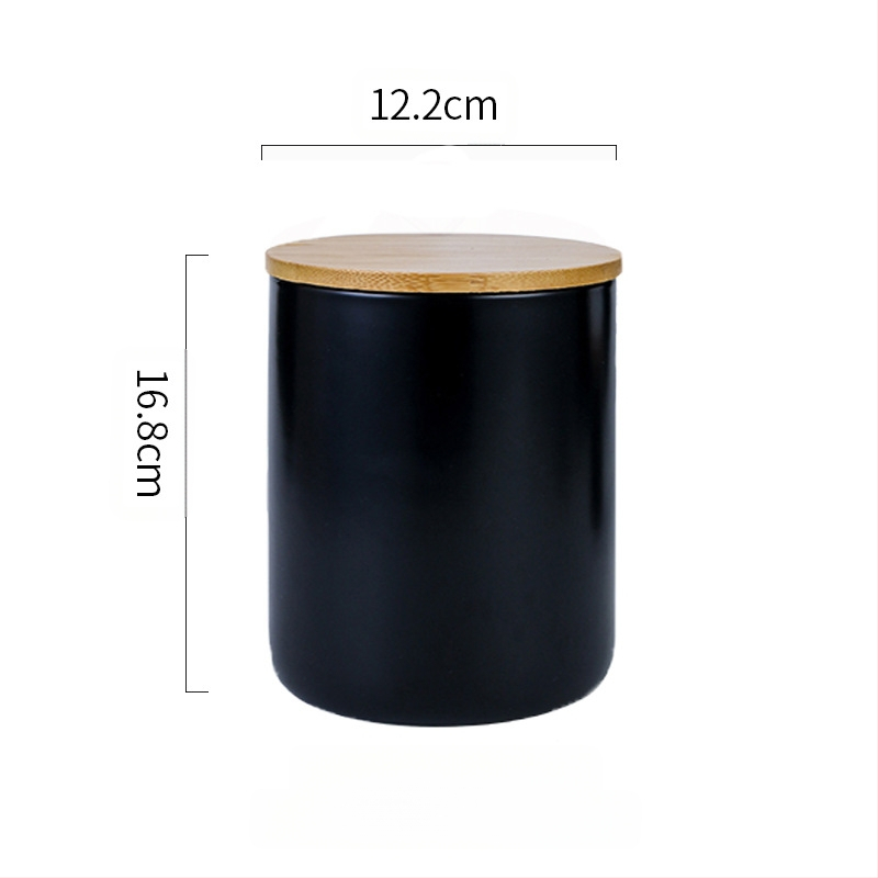 Nordijska keramička staklenka Kućanska zatvorena staklenka Staklenka za čaj Velika staklenka Kuhinjska staklenka za pohranu žitarica Staklenka za pohranu Kava