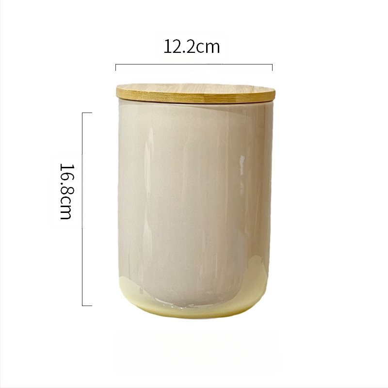 Nordijska keramička staklenka Kućanska zatvorena staklenka Staklenka za čaj Velika staklenka Kuhinjska staklenka za pohranu žitarica Staklenka za pohranu Kava