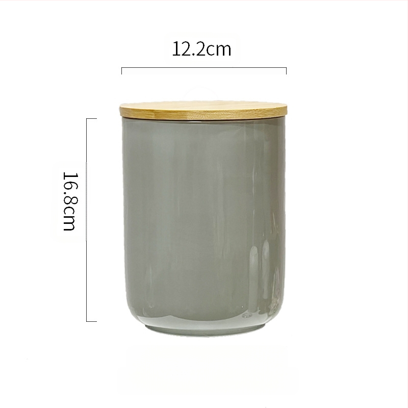 Nordijska keramička staklenka Kućanska zatvorena staklenka Staklenka za čaj Velika staklenka Kuhinjska staklenka za pohranu žitarica Staklenka za pohranu Kava