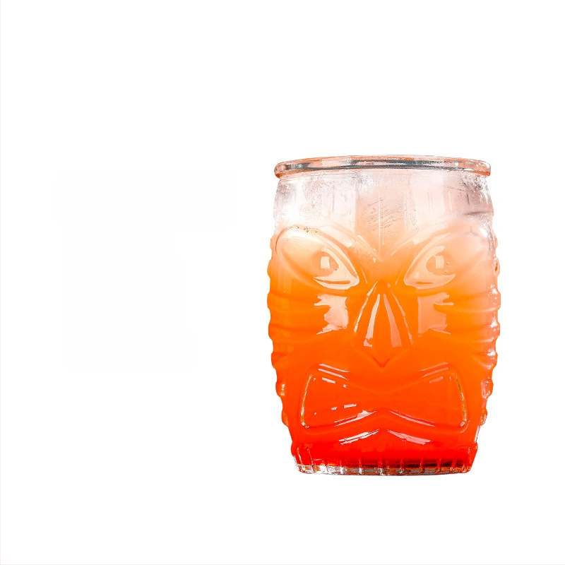 Hawaii tiki kruus tiki tass kokteilitass grimass iidol õlletass puuviljamahl puuviljavein külm jook klaas