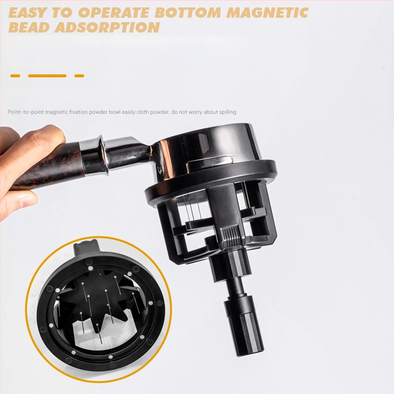 Kohvinõela tüüpi riidest pulbrimasin 51/53/58mm pöörlev küpsetuspulbri nõel Itaalia kohvi segamispulbri nõel