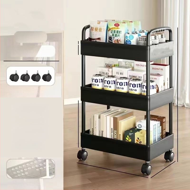 Vežimėlio vonios kambario daiktadėžė, kilnojamoji daiktadėžė, užkandžių laikymo lentynėlė, kampinė buitinė daiktadėžė, knygų lentyna