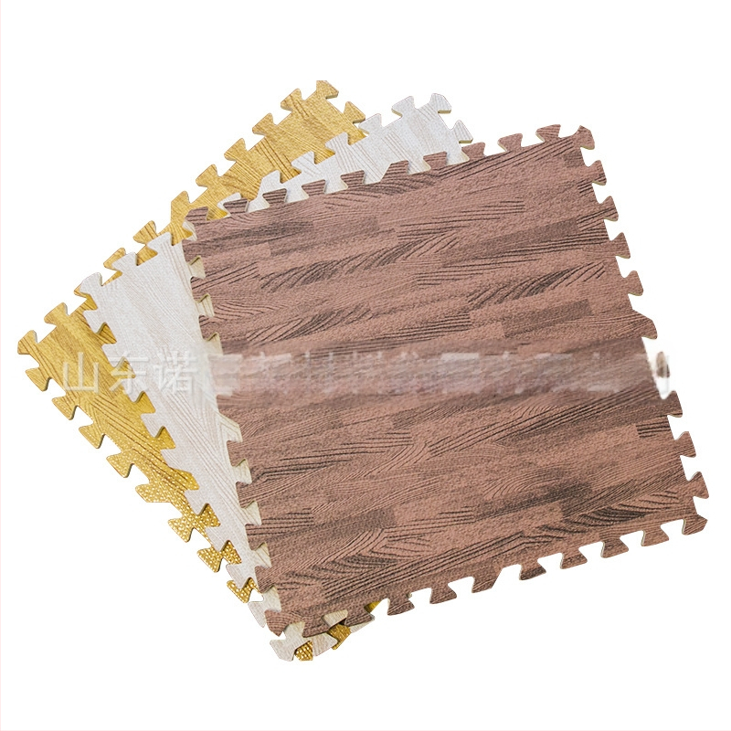 Vaikų miegamojo didelio ploto „Tatami“ buitinis grindų kilimėlis, apsaugantis nuo kritimo, medžio grūdų putplasčio grindų kilimėlis, sujungiantis laipiojimo kilimėlį