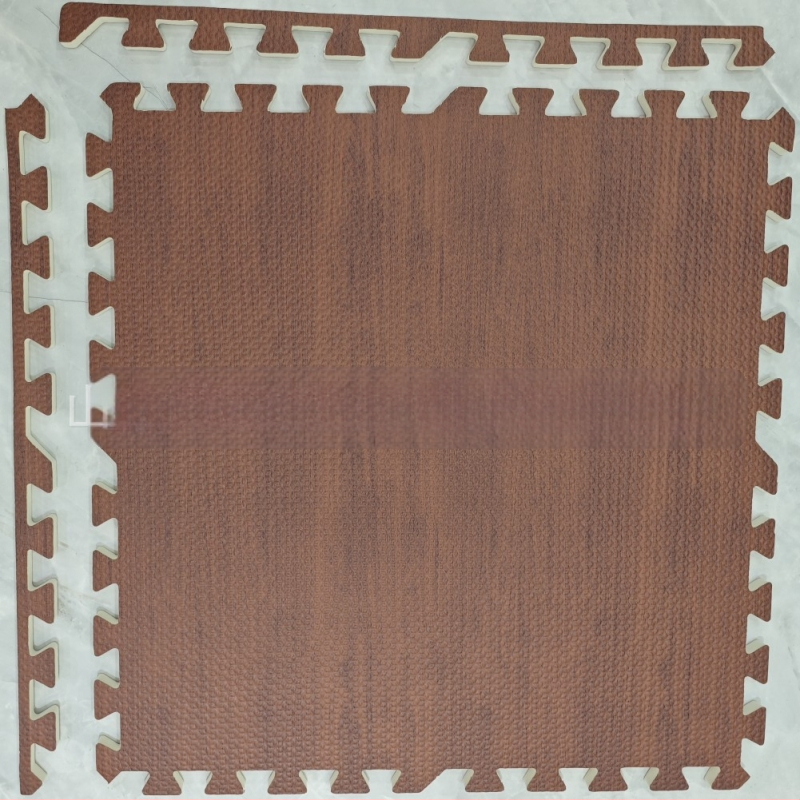 Vaikų miegamojo didelio ploto „Tatami“ buitinis grindų kilimėlis, apsaugantis nuo kritimo, medžio grūdų putplasčio grindų kilimėlis, sujungiantis laipiojimo kilimėlį