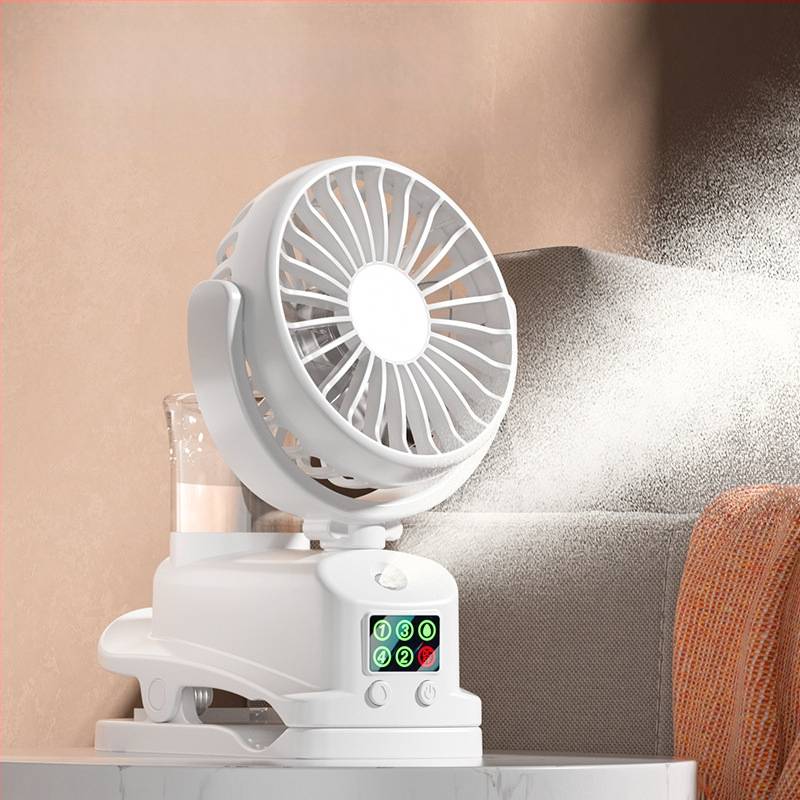 Határokon átnyúló új, privát modell F7 Clip Spray töltő mini ventilátor diákkollégiumi ajándék csendes kültéri ventilátor