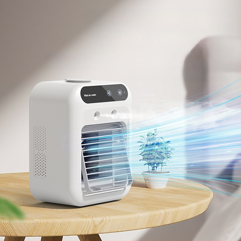 Tarpvalstybinis USB purškiamas mini oro kondicionieriaus ventiliatorius, tylus aušinimo ventiliatorius, biuro bendrabučio vasaros šaldymo artefaktas