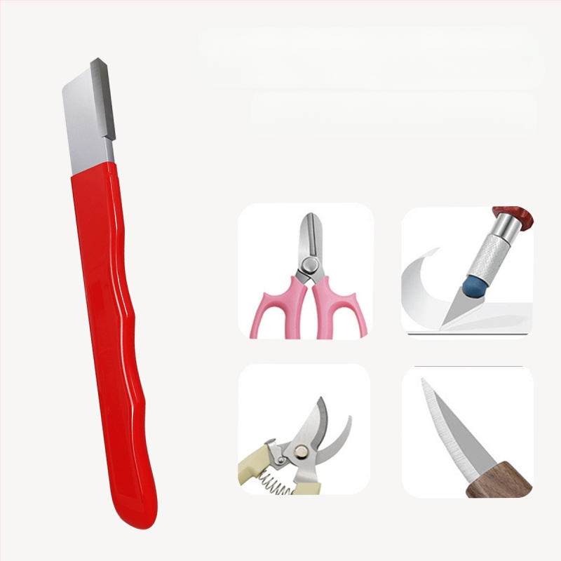 Välisaias kaasaskantav kääride teritaja, õues kasutatavad noa käärid, kaheotstarbeline terituskivi, aiakaabits, kiirteritaja