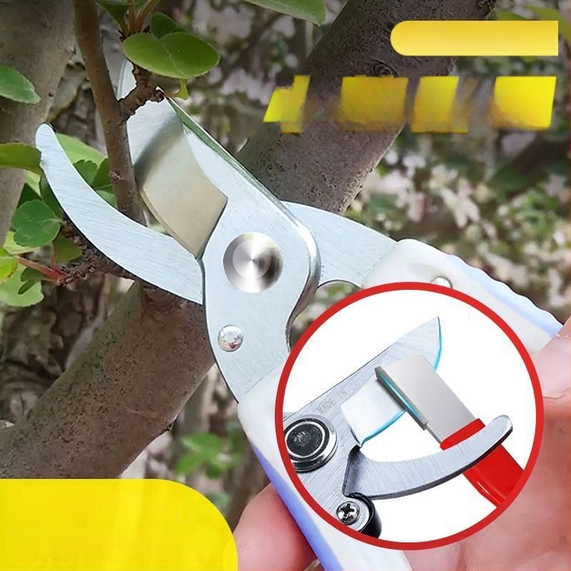 Välisaias kaasaskantav kääride teritaja, õues kasutatavad noa käärid, kaheotstarbeline terituskivi, aiakaabits, kiirteritaja