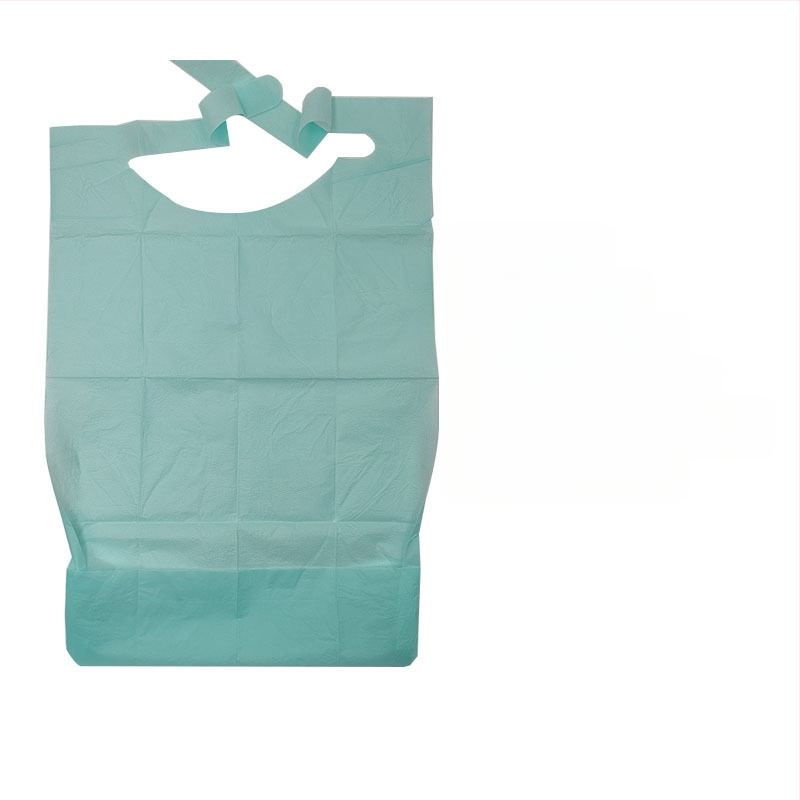 Ühekordselt kasutatav täiskasvanutele mõeldud rinnahoidja eakatele mõeldud toidutasku hooldus mittekootud põll rihmadega, veekindel ja saastumisvastane, laos olemas