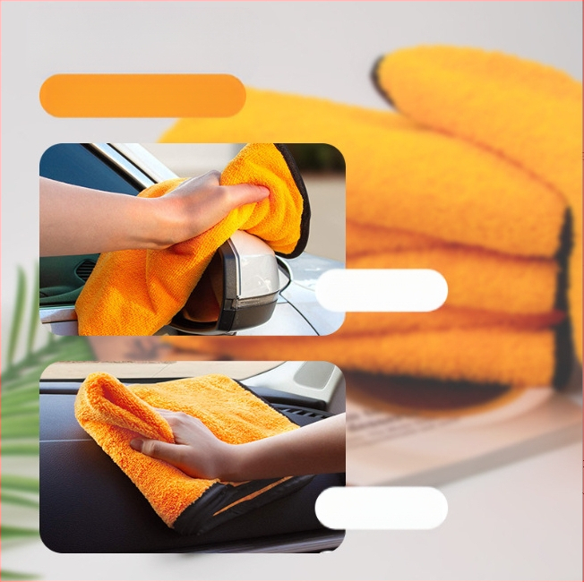 Amazoni kõrge ja madala villaga majapidamispuhastuslapp hulgimüügi multifunktsionaalne puhastuslaua autopesurätik paksendatud imav dekontaminatsioonilapp