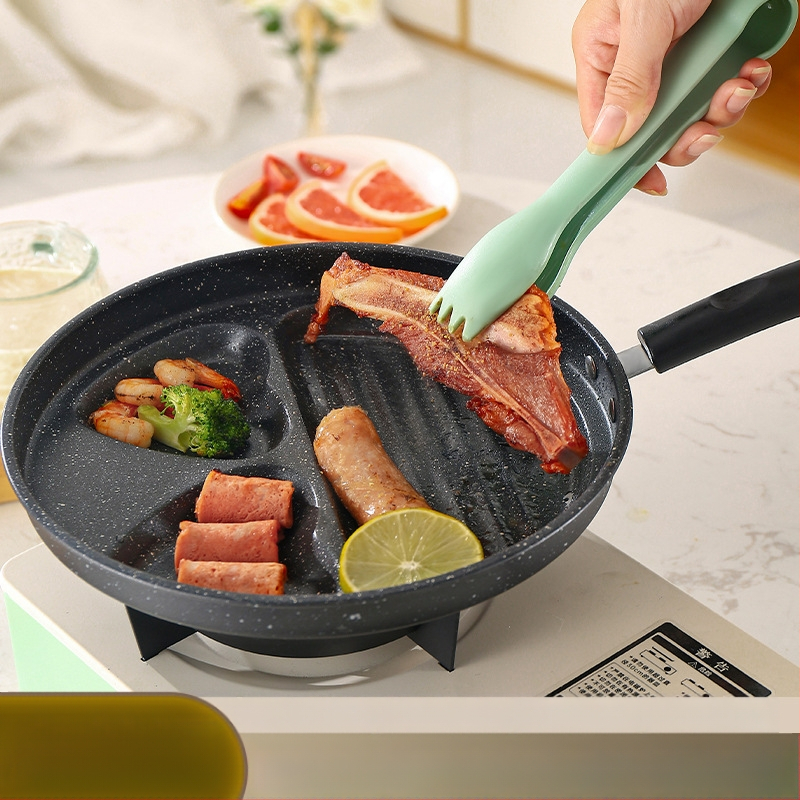 Tarpvalstybiniai sprogimai, sutirštinti keturių skylučių meilės omleto neprideganti keptuvė, universali kiaušinių mėsainių omleto keptuvė, sandėlyje, didmeninė prekyba