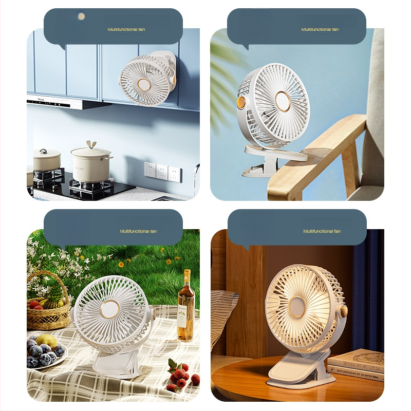 Kis ventilátorcsipesz mini ágy kefe nélküli, ultra csendes USB töltőventilátor otthoni asztali hálószobába, hosszú élettartamú