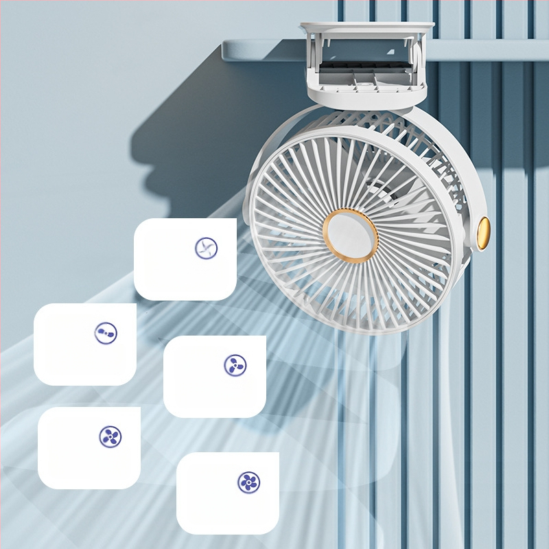 Kis ventilátorcsipesz mini ágy kefe nélküli, ultra csendes USB töltőventilátor otthoni asztali hálószobába, hosszú élettartamú