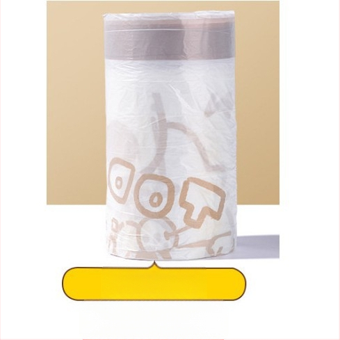 Mielas animacinis filmas, spalvotai spausdintas triušio raišteliu, automatinis, nešiojamas, sutirštintas šiukšlių maišas namams ir virtuvei