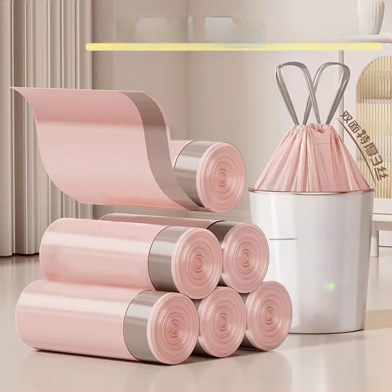 Mielas animacinis filmas, spalvotai spausdintas triušio raišteliu, automatinis, nešiojamas, sutirštintas šiukšlių maišas namams ir virtuvei