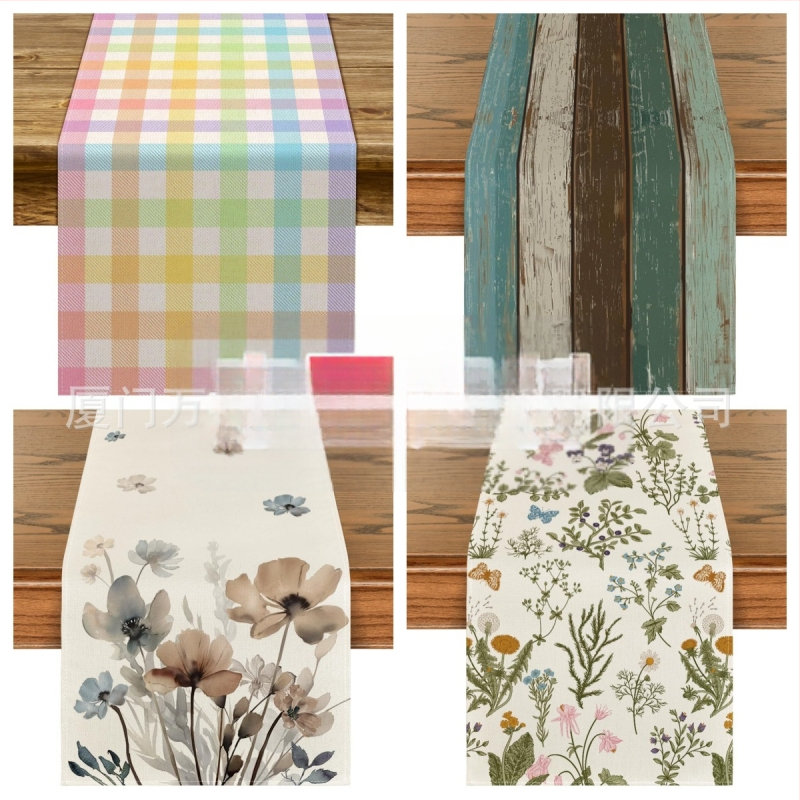 „Amazon“ geriausiai parduodamų prekių šventinių vakarėlių dekoracijų atmosferos išdėstymas medvilninė lininė staltiesė nėriniuotas kavos staltiesės audinys didmeninė prekyba