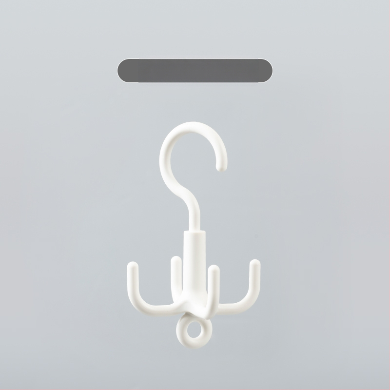 Keturių nagų pasukamas kabliukas, pakabinamas krepšys, kepurės diržas, drabužių spinta, daugiafunkcis pakabukas be perforatorių