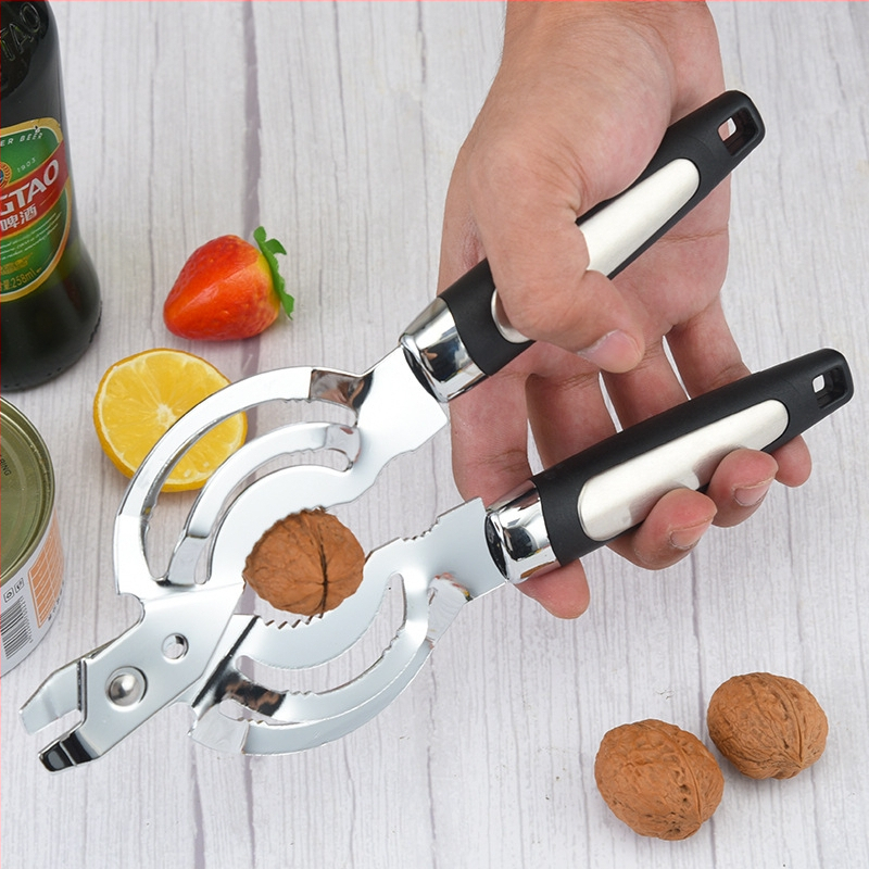 Didmeninė prekyba nerūdijančio plieno daugiafunkciniu butelių atidarytuvu, skardinių atidarytuvo artefaktu, neslystančiu, pasukamu butelio kamšteliu
