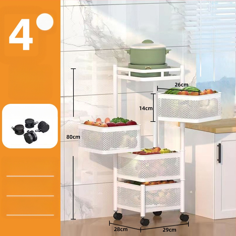 Stalak za pohranu grickalica Stalak za pohranu grickalica Ormarić za pohranu Kolica Rotirajuća kutija za pohranu Višeslojna Voće za dnevnu sobu