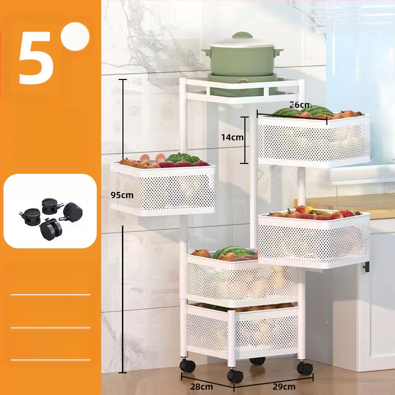 Stalak za pohranu grickalica Stalak za pohranu grickalica Ormarić za pohranu Kolica Rotirajuća kutija za pohranu Višeslojna Voće za dnevnu sobu