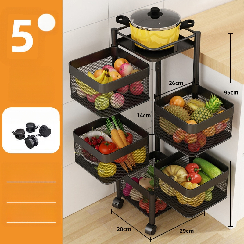 Stalak za pohranu grickalica Stalak za pohranu grickalica Ormarić za pohranu Kolica Rotirajuća kutija za pohranu Višeslojna Voće za dnevnu sobu