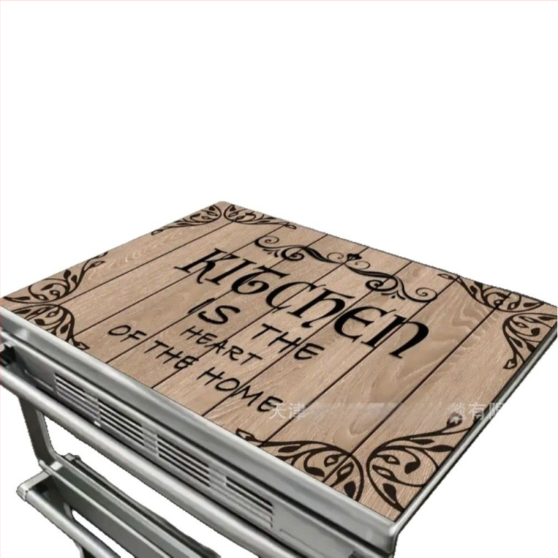 Uus piiriülene multifunktsionaalne päikesekaitsekreemiga puidutrükiga alusmatt, imav libisemiskindel matt, köögi oluline pliidi tolmumatt