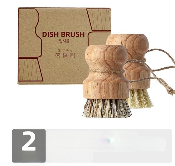 Pārrobežu trauku mazgāšanas birstes poda artefakts mājsaimniecības virtuves rīki birstes pods ar īsu rokturi dabīgā sizala kokosriekstu tīrīšana