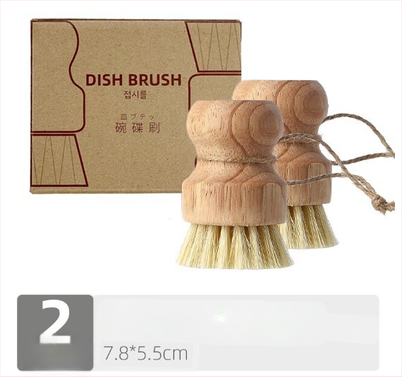 Pārrobežu trauku mazgāšanas birstes poda artefakts mājsaimniecības virtuves rīki birstes pods ar īsu rokturi dabīgā sizala kokosriekstu tīrīšana