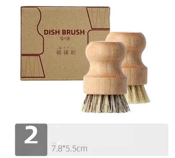Pārrobežu trauku mazgāšanas birstes poda artefakts mājsaimniecības virtuves rīki birstes pods ar īsu rokturi dabīgā sizala kokosriekstu tīrīšana