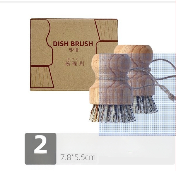 Pārrobežu trauku mazgāšanas birstes poda artefakts mājsaimniecības virtuves rīki birstes pods ar īsu rokturi dabīgā sizala kokosriekstu tīrīšana