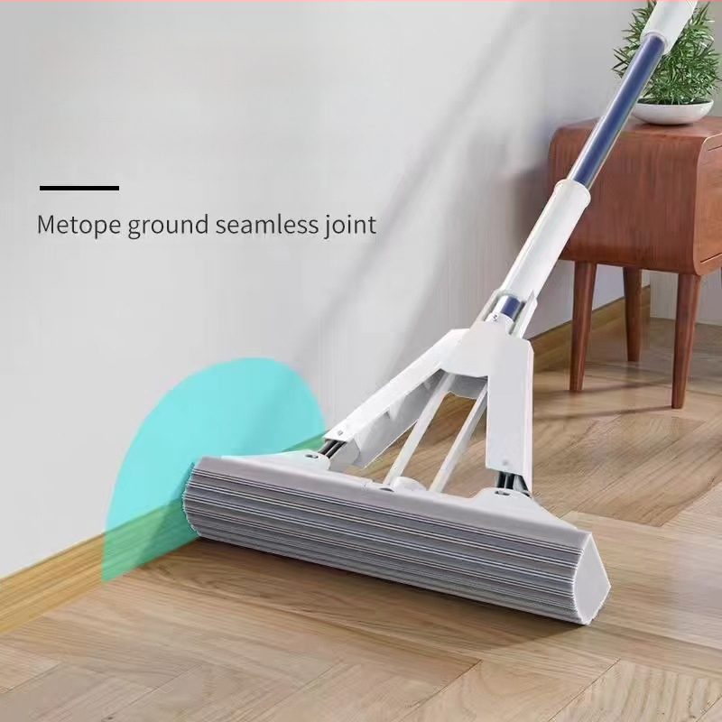 Koduseks kasutamiseks mõeldud mopp, käepidemevaba, kokkupandav, käed-vabad pesemine, uus mudel käsna ja puuvillaga, roostevabast terasest põrandamopp, hulgimüük, tugevalt veega väänatav