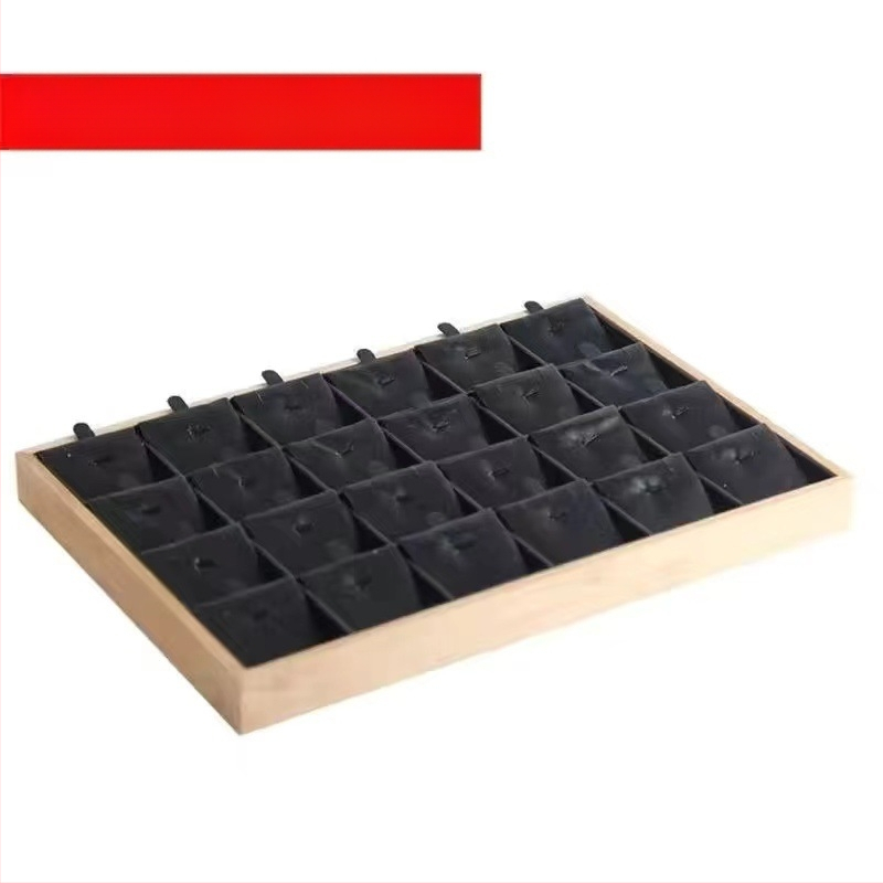 Bambusest ja puidust kaelakee, taldrik, ehete hoiustamistaldrik, kõrvarõngad, kõrvarõngad, käevõru, kandik, ripats, taldrik, ehete vitriini rekvisiidid