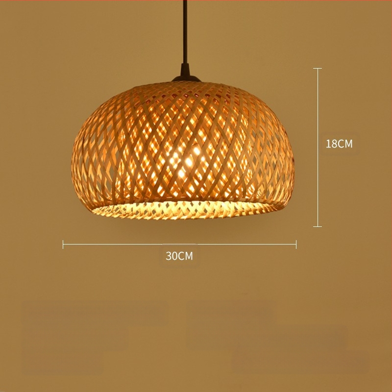 Bambusest lühtri Hiina zen-teetoa lamp Kagu-Aasia restorani hotelli kodumajapidamise stiilis Jaapani bambusest kuuma poti lamp