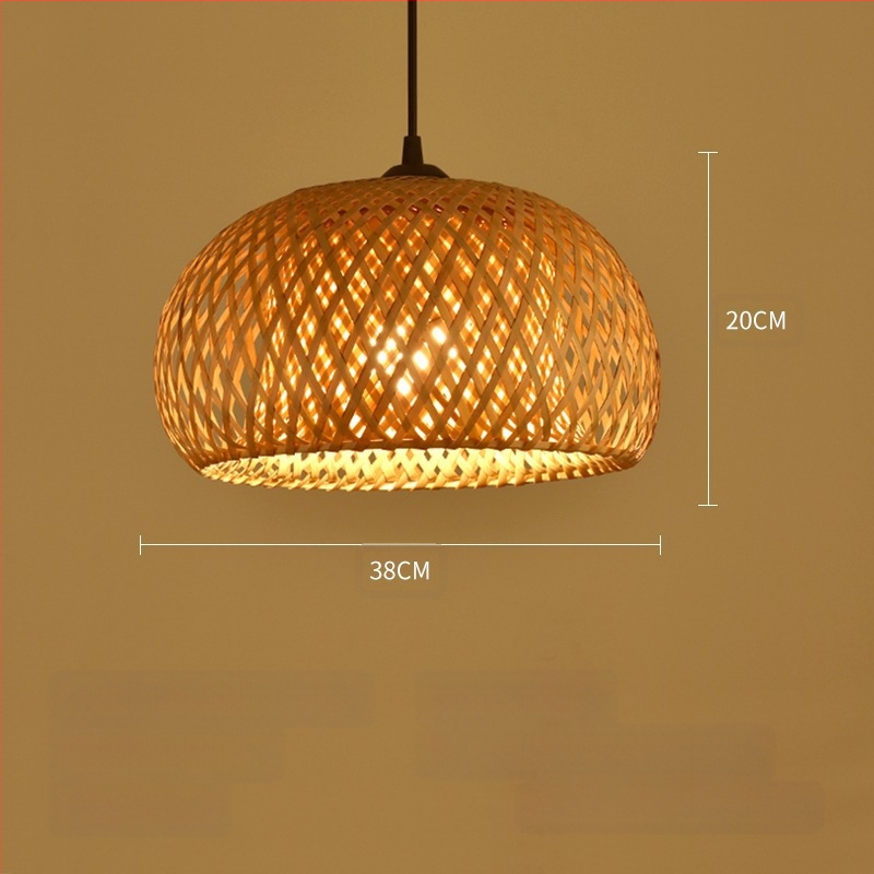 Bambusest lühtri Hiina zen-teetoa lamp Kagu-Aasia restorani hotelli kodumajapidamise stiilis Jaapani bambusest kuuma poti lamp