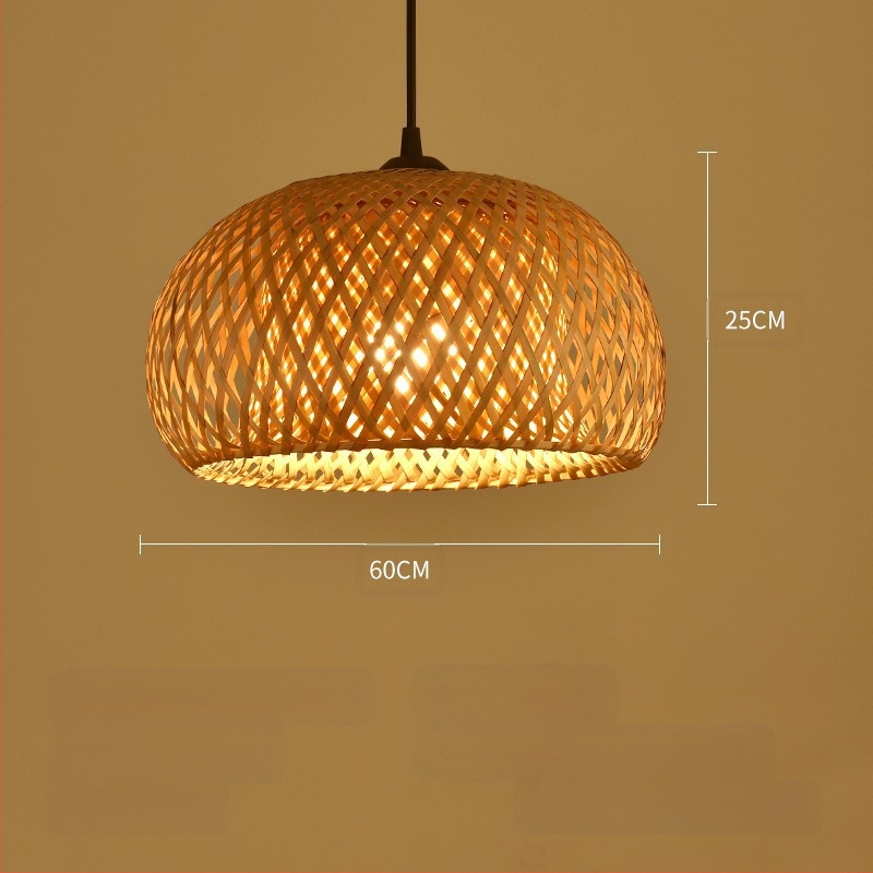 Bambusest lühtri Hiina zen-teetoa lamp Kagu-Aasia restorani hotelli kodumajapidamise stiilis Jaapani bambusest kuuma poti lamp