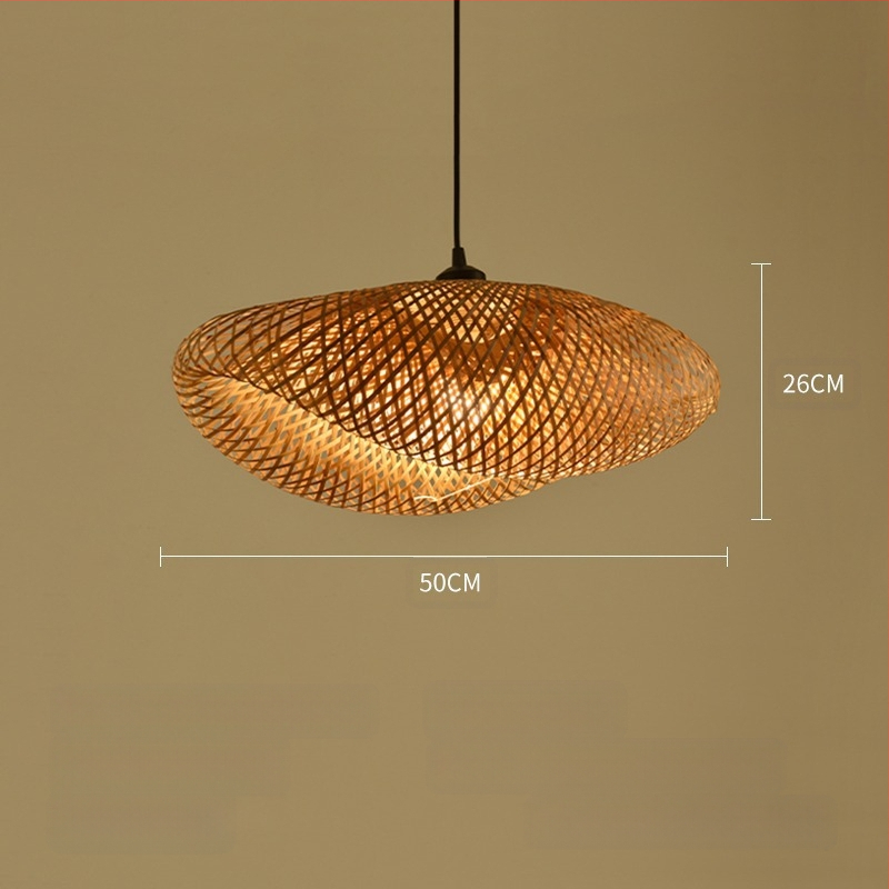 Bambusest lühtri Hiina zen-teetoa lamp Kagu-Aasia restorani hotelli kodumajapidamise stiilis Jaapani bambusest kuuma poti lamp