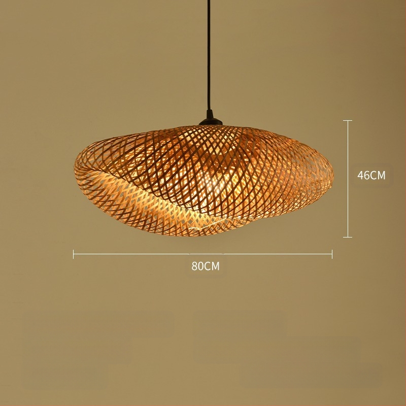 Bambusest lühtri Hiina zen-teetoa lamp Kagu-Aasia restorani hotelli kodumajapidamise stiilis Jaapani bambusest kuuma poti lamp