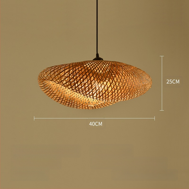 Bambusest lühtri Hiina zen-teetoa lamp Kagu-Aasia restorani hotelli kodumajapidamise stiilis Jaapani bambusest kuuma poti lamp