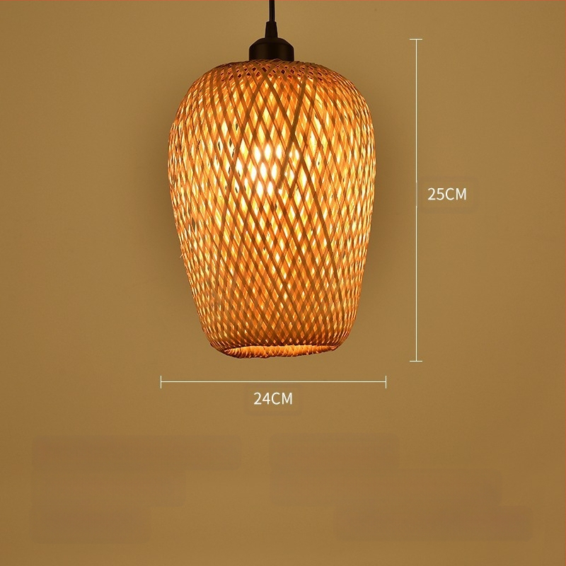 Bambusest lühtri Hiina zen-teetoa lamp Kagu-Aasia restorani hotelli kodumajapidamise stiilis Jaapani bambusest kuuma poti lamp