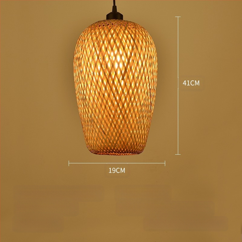 Bambusest lühtri Hiina zen-teetoa lamp Kagu-Aasia restorani hotelli kodumajapidamise stiilis Jaapani bambusest kuuma poti lamp