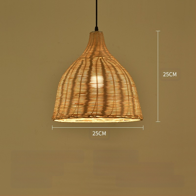 Bambusest lühtri Hiina zen-teetoa lamp Kagu-Aasia restorani hotelli kodumajapidamise stiilis Jaapani bambusest kuuma poti lamp