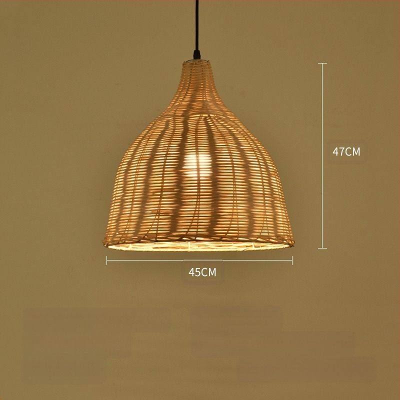 Bambusest lühtri Hiina zen-teetoa lamp Kagu-Aasia restorani hotelli kodumajapidamise stiilis Jaapani bambusest kuuma poti lamp