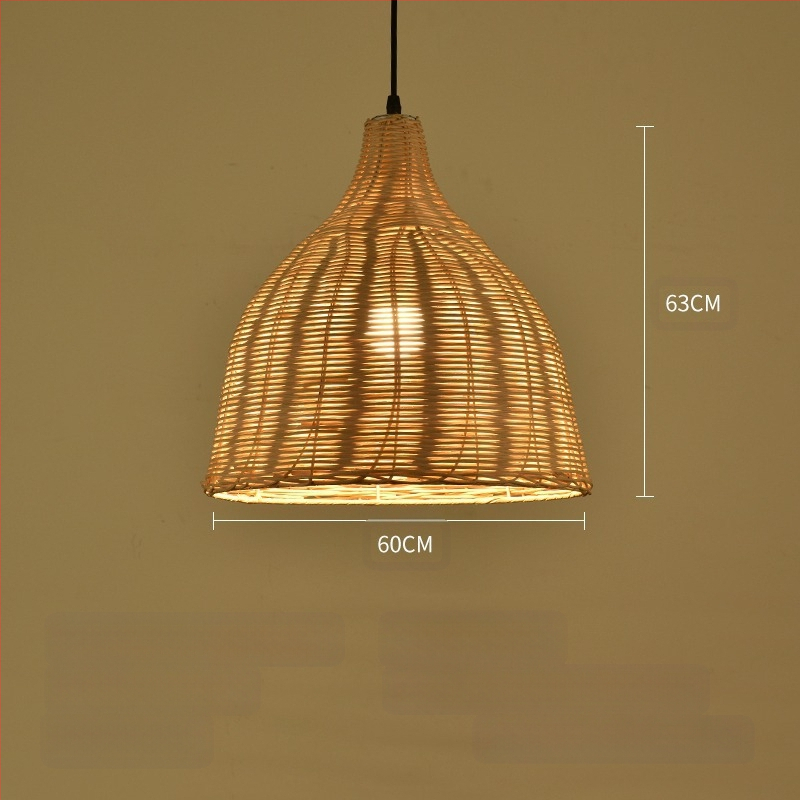 Bambusest lühtri Hiina zen-teetoa lamp Kagu-Aasia restorani hotelli kodumajapidamise stiilis Jaapani bambusest kuuma poti lamp